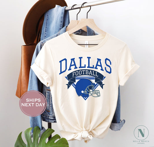 Dallas Football Shirt, Retro Dallas Football Shirt, Vintage Dallas Women Shirt, Dallas Toddler Shirt