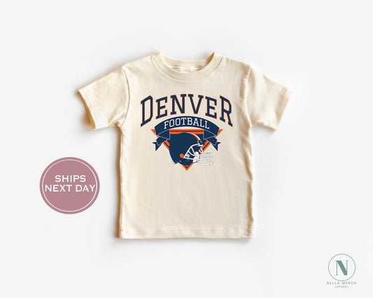 Denver Football Shirt, Retro Denver Football Shirt, Vintage Denver Women Shirt, Denver Toddler Shirt