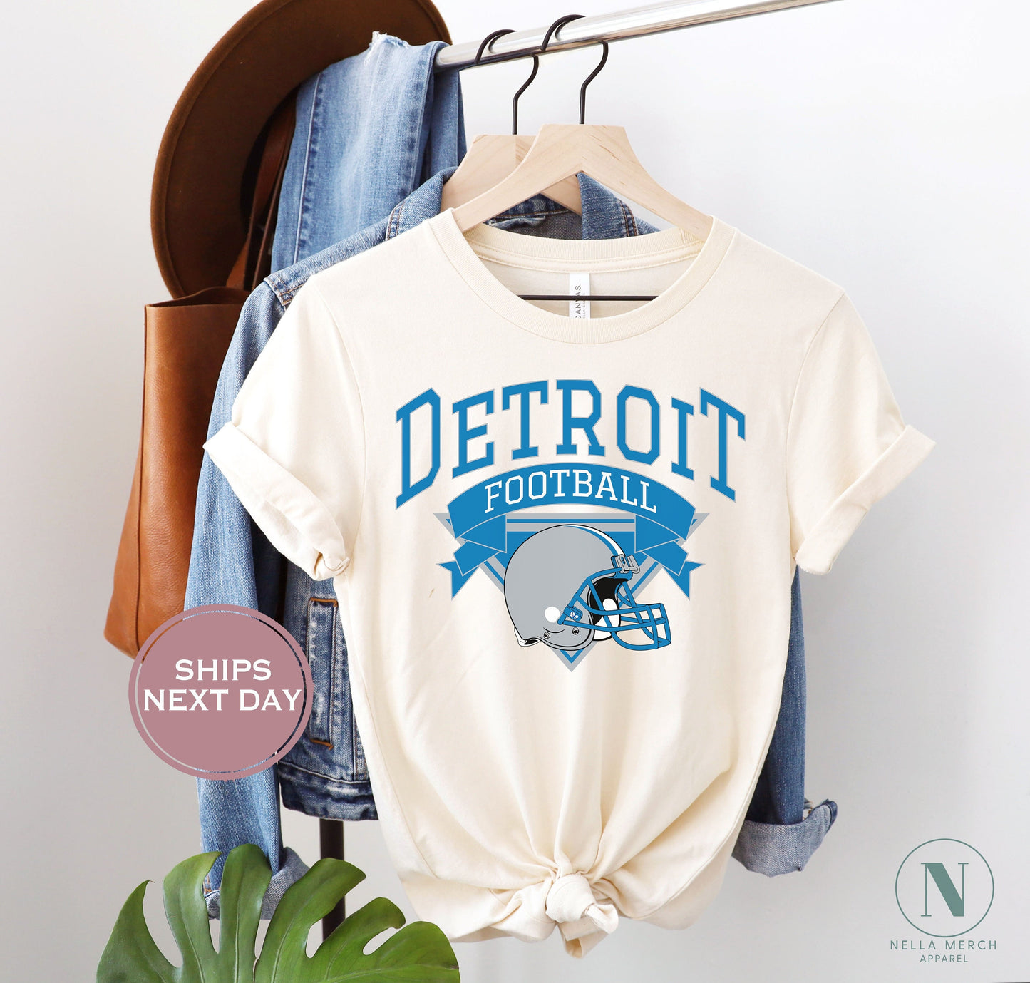 Retro Detroit Football Shirt, Vintage Detroit Football Shirt, Detroit Football Women Shirt, Detroit Michigan Football Toddler Shirt