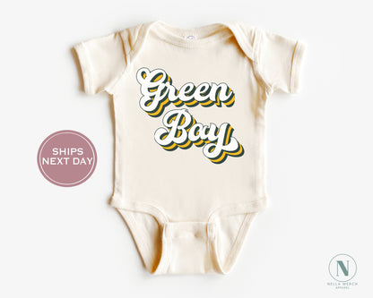 Green Bay Football Shirt, Retro Green Bay Football, Vintage Green Bay Football Shirt, Green Bay Women Shirt, Green Bay Toddler Shirt
