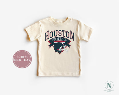 Houston Football Shirt, Retro Houston Football Shirt, Vintage Houston Women Shirt, Houston Texas Toddler Shirt