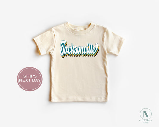 Jacksonville Football Shirt, Retro Jacksonville Football Shirt, Vintage Jacksonville Women Shirt, Jacksonville Florida Toddler Shirt