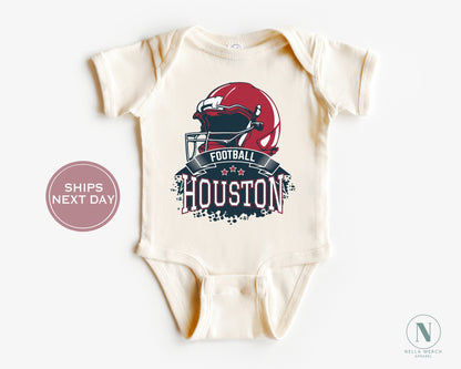 Houston Football Shirt, Retro Houston Football Shirt, Vintage Houston Women Shirt, Houston Texas Toddler Shirt