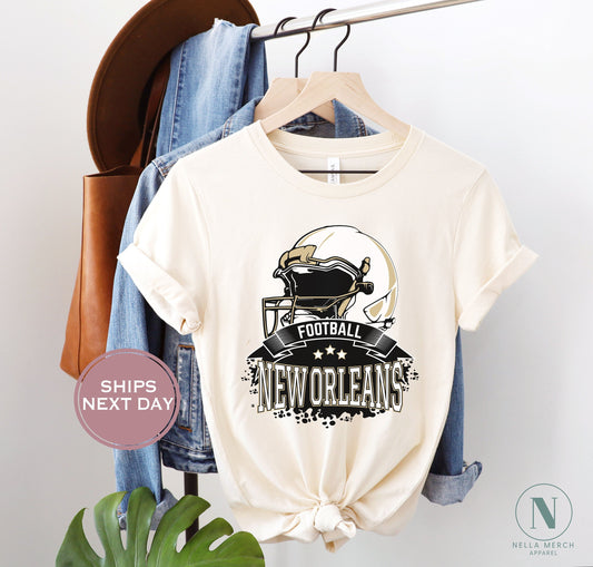 New Orleans Football Shirt, Vintage New Orleans Football Shirt, Retro New Orleans Football Women Shirt, New Orleans Football Shirt