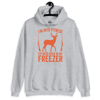 Im into fitness fitness deer in my freezer Hoodie, hunter hoodie, hunting hoodie, gift for hunter, deer hunting hoodie, buck hoodie