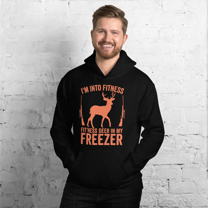 Im into fitness fitness deer in my freezer Hoodie, hunter hoodie, hunting hoodie, gift for hunter, deer hunting hoodie, buck hoodie