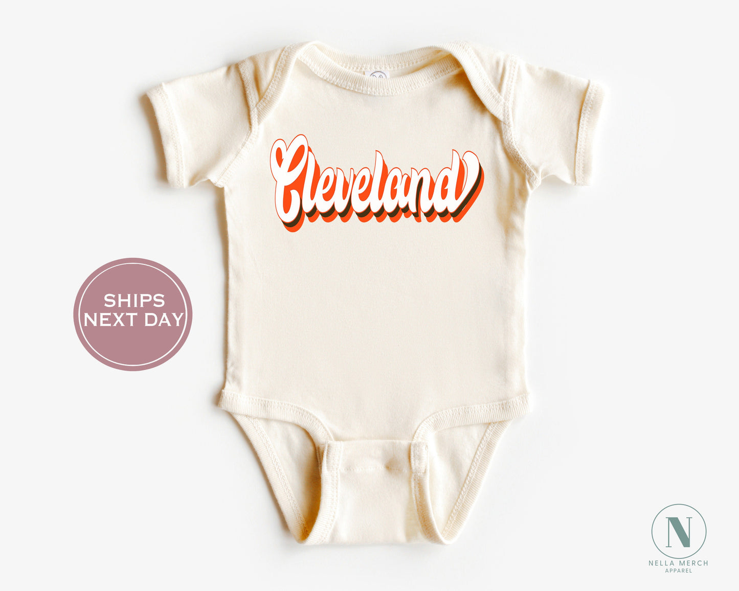 Cleveland Football Shirt, Retro Cleveland Football Shirt, Vintage Cleveland Women Shirt, Cleveland Heart Toddler Shirt