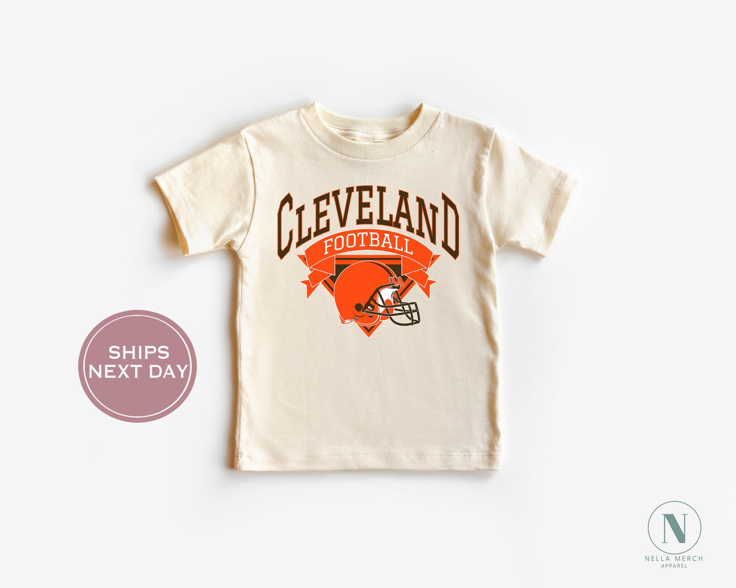Cleveland Football Shirt, Retro Cleveland Football Shirt, Vintage Cleveland Women Shirt, Cleveland Toddler Shirt