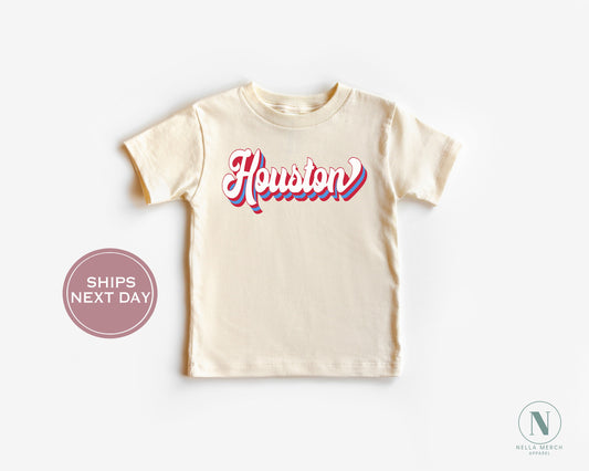 Houston Football Shirt, Retro Houston Football Shirt, Vintage Houston Women Shirt, Houston Texas Toddler Shirt