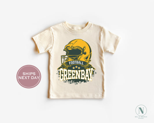 Green Bay Football Shirt, Retro Green Bay Football, Vintage Green Bay Football Shirt, Green Bay Women Shirt, Green Bay Toddler Shirt