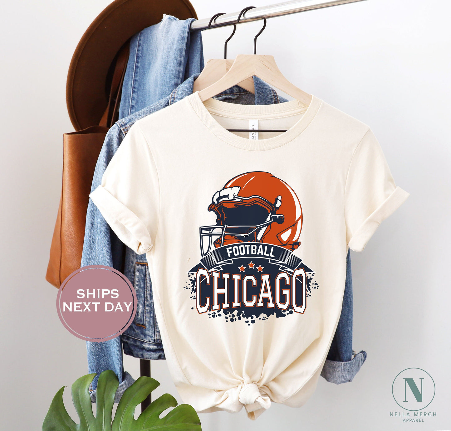 Retro Chicago Football Shirt, Vintage Chicago Football Shirt, Chicago Football Women Shirt, Chicago Football Toddler Shirt
