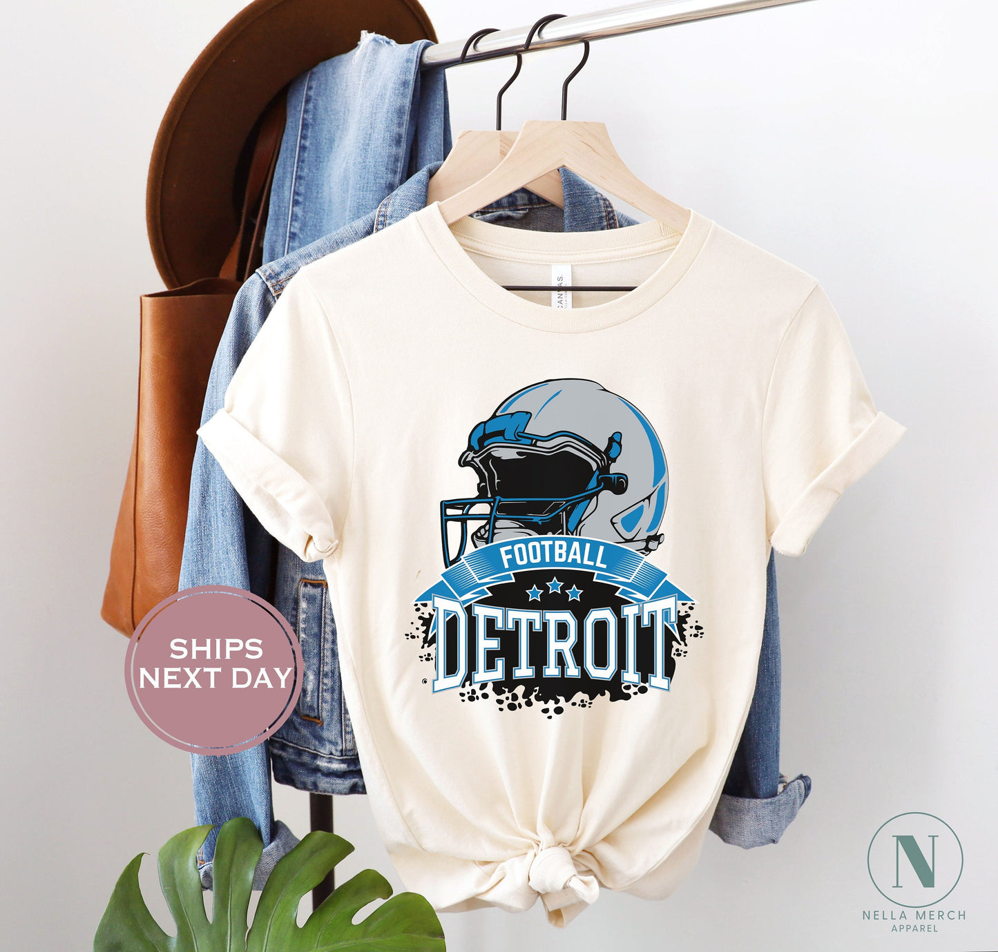 Retro Detroit Football Shirt, Vintage Detroit Football Shirt, Detroit Football Women Shirt, Detroit Michigan Football Toddler Shirt