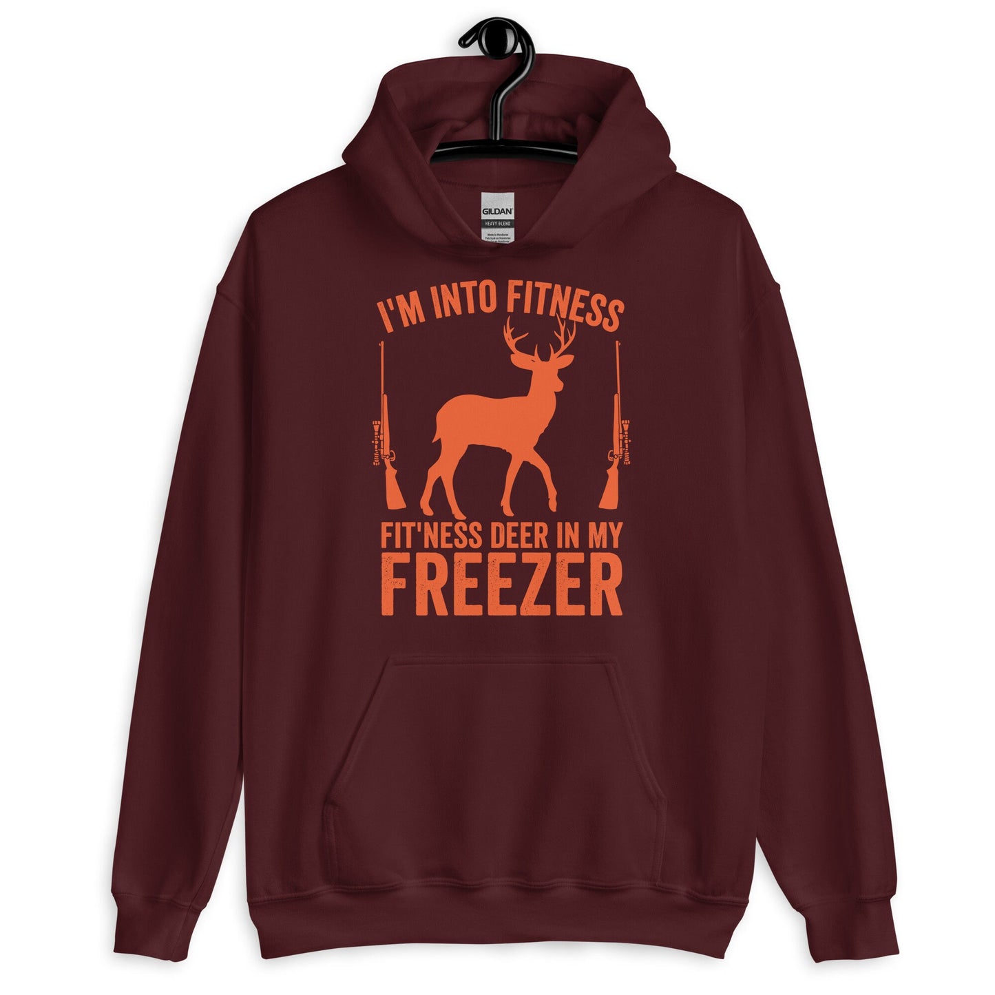 Im into fitness fitness deer in my freezer Hoodie, hunter hoodie, hunting hoodie, gift for hunter, deer hunting hoodie, buck hoodie