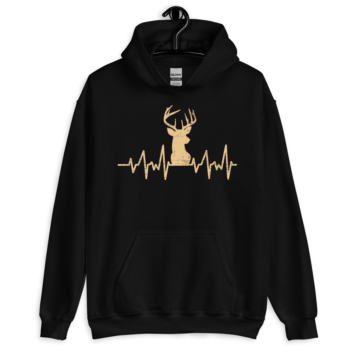 Deer hunting hoodie, Buck pulse Hoodie, buck hunting shirt, gift for hunter for boyfriend, hunting gifts for men
