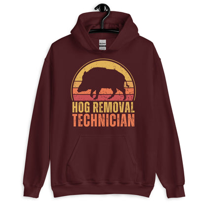 Hog Hunting hoodie, Hog Removal Technician, boar hunting, hunting gift for men, Gifts for Boar Lover, boar hoodie