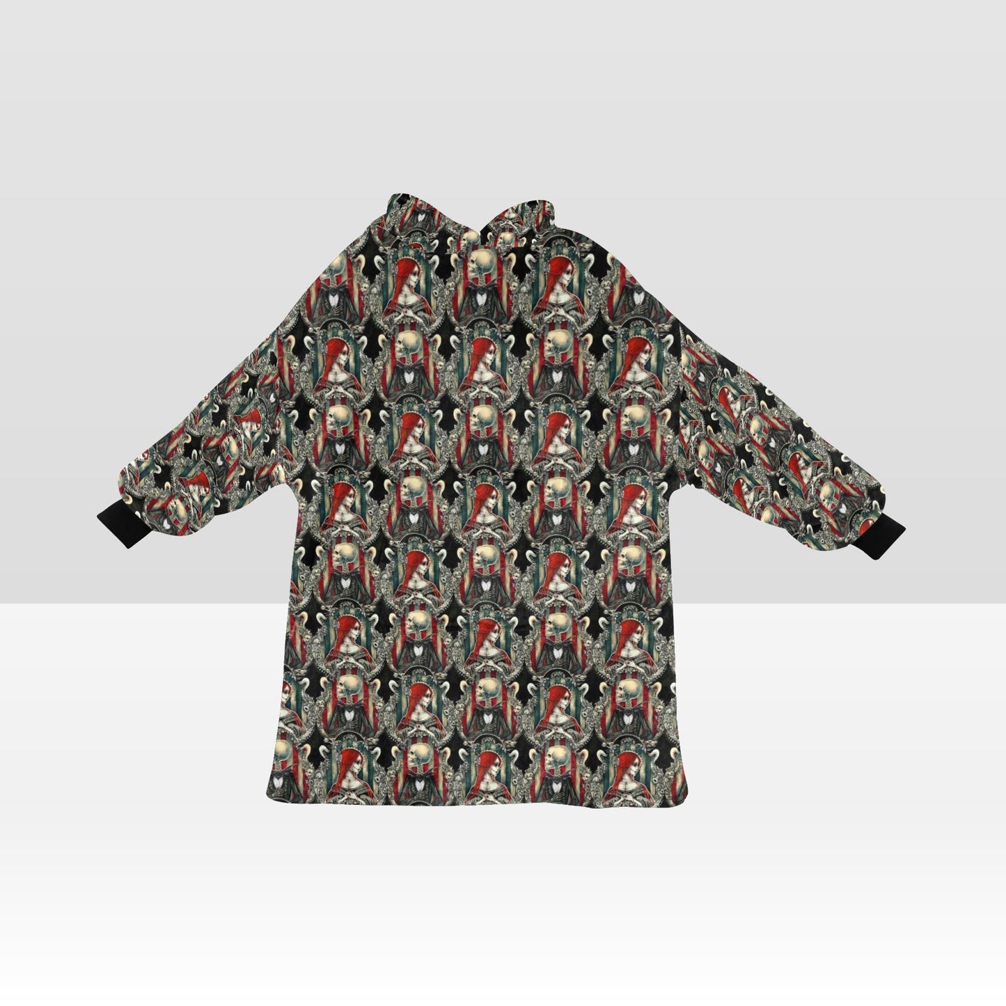 Jack and Sally nightmare love story hooded Blanket Hoodie oversize winter