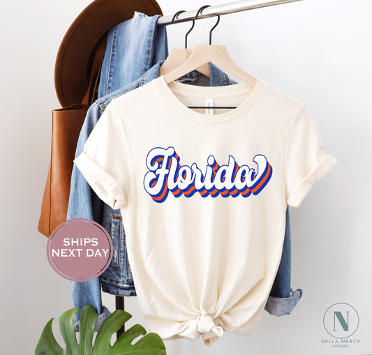 Retro Florida Football Shirt, Vintage Florida Football Shirt, College Football Women Shirt, Florida Football Toddler Shirt