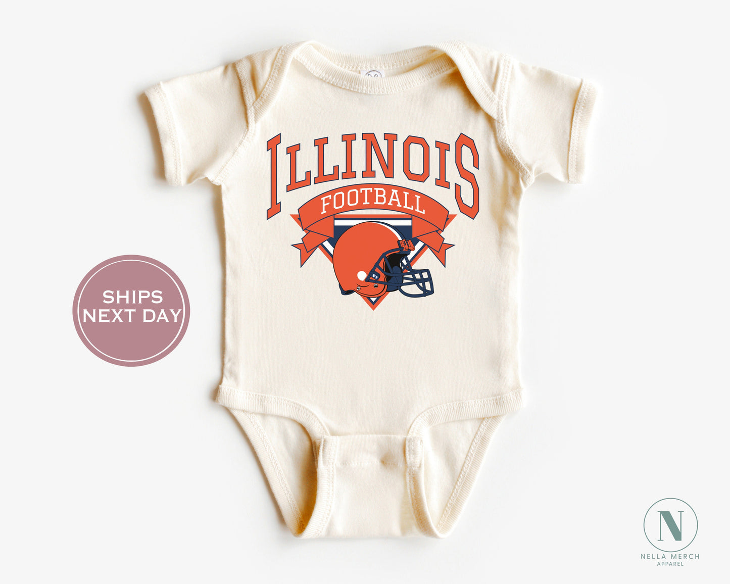 Retro Illinois Football Shirt, Vintage Illinois Football Shirt, Urbana-Champaign Women Shirt, College Football Shirt