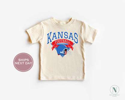 Retro Kansas Football Shirt, Vintage Kansas Football Shirt, Lawrence Kansas Shirt, College Football Shirt