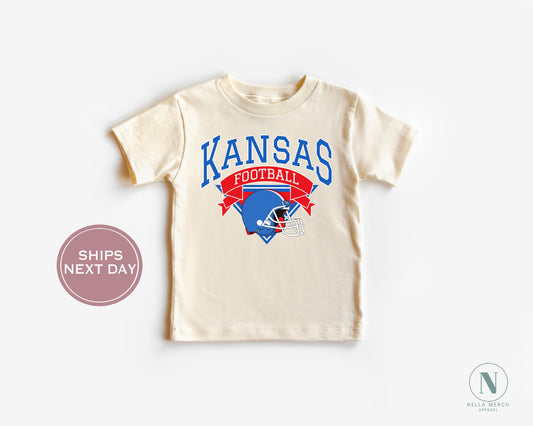 Retro Kansas Football Shirt, Vintage Kansas Football Shirt, Lawrence Kansas Shirt, College Football Shirt