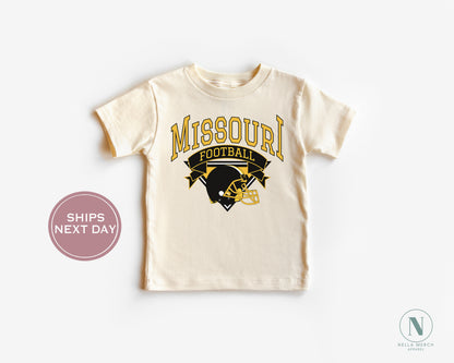 Retro Missouri Football Shirt, Vintage Missouri Football Tee, Columbia Missouri T-Shirt, College Football Shirt