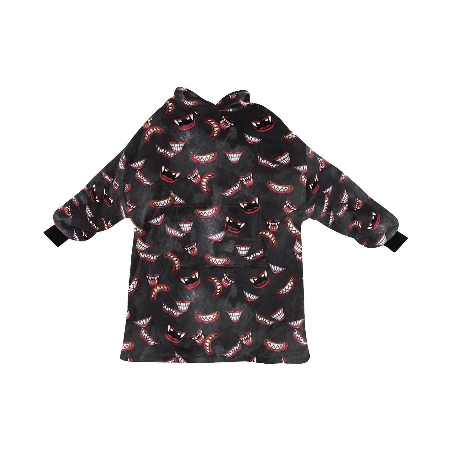 Horror Movie IT Clown Grin Cosy Blanket Hooded Jumper Hoodie Winter Oversized Kids Adults