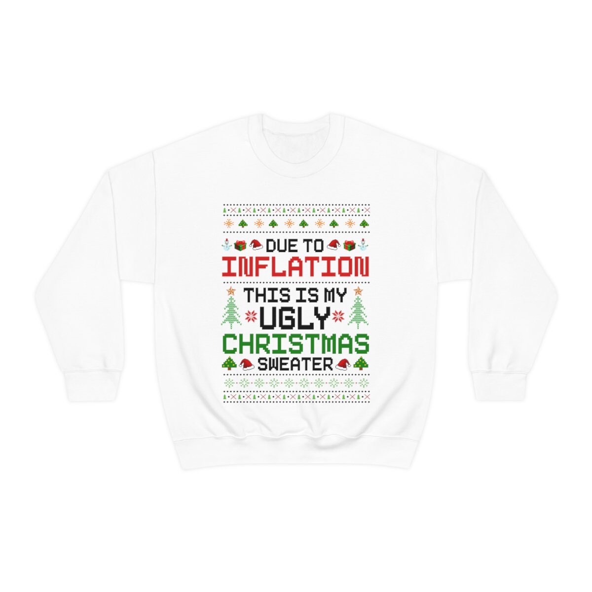Funny Ugly Christmas Women Plus Size Christmas Sweatshirt Holiday Pajamas Christmas Gifts 2022 Crew Neck Sweatshirt Holiday Apparel