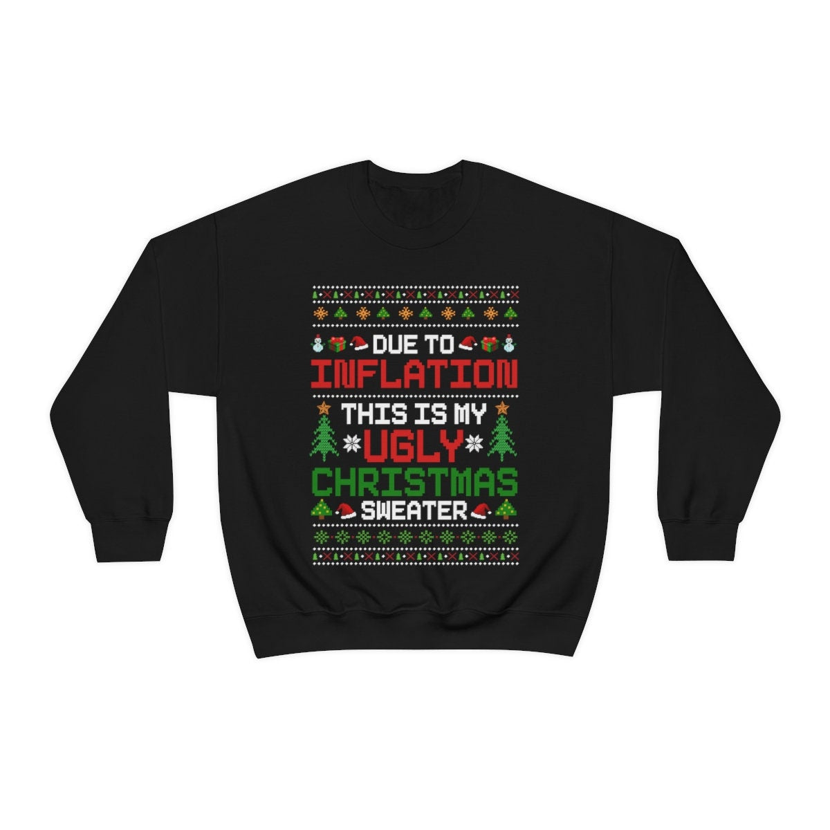 Funny Ugly Christmas Women Plus Size Christmas Sweatshirt Holiday Pajamas Christmas Gifts 2022 Crew Neck Sweatshirt Holiday Apparel