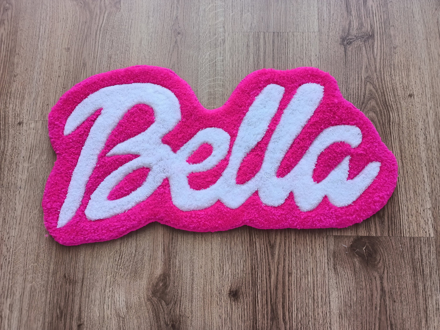 Custom Name Handmade Tufted Rug, Personalized Unique Gift for Best Friend Birthday