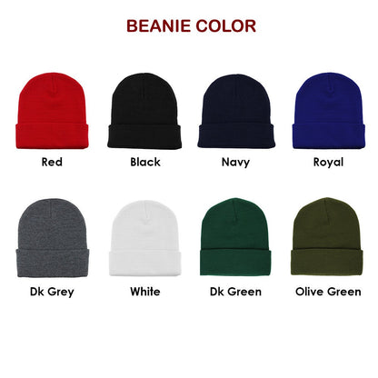 Cactus Embroidered Beanie Winter Hat