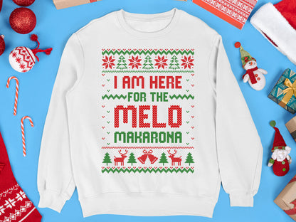 Greek Ugly Christmas Sweatshirt, Ugly Christmas Greek Melomakarona , Greek Ugly Sweatshirt, Greek Holiday Gift, Greek Christmas Gift