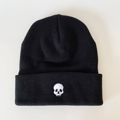 Skull Halloween Embroidered Beanie Halloween Winter Hat