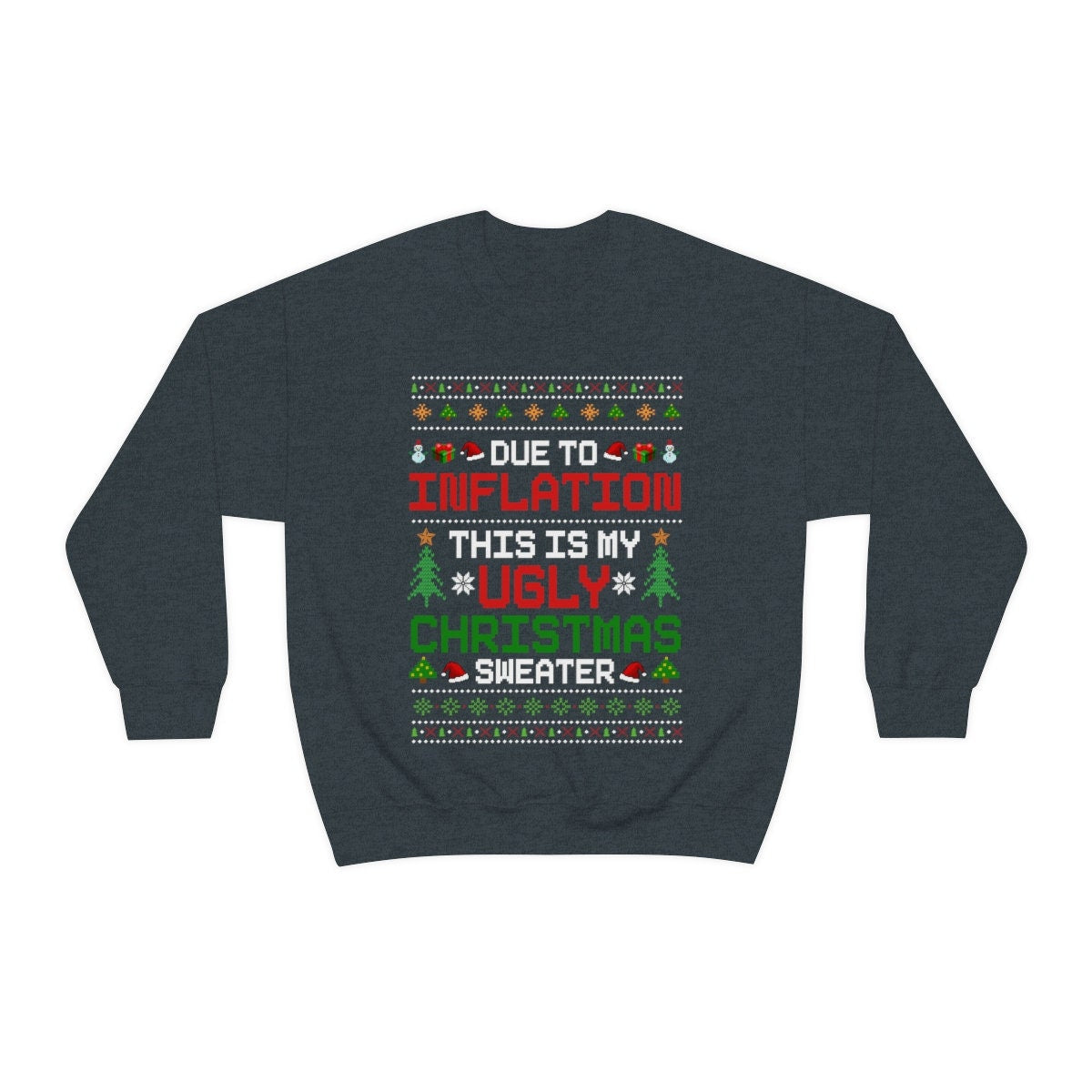 Funny Ugly Christmas Women Plus Size Christmas Sweatshirt Holiday Pajamas Christmas Gifts 2022 Crew Neck Sweatshirt Holiday Apparel