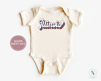 Retro Illinois Football Shirt, Vintage Illinois Football Shirt, Urbana-Champaign Women Shirt, College Football Shirt