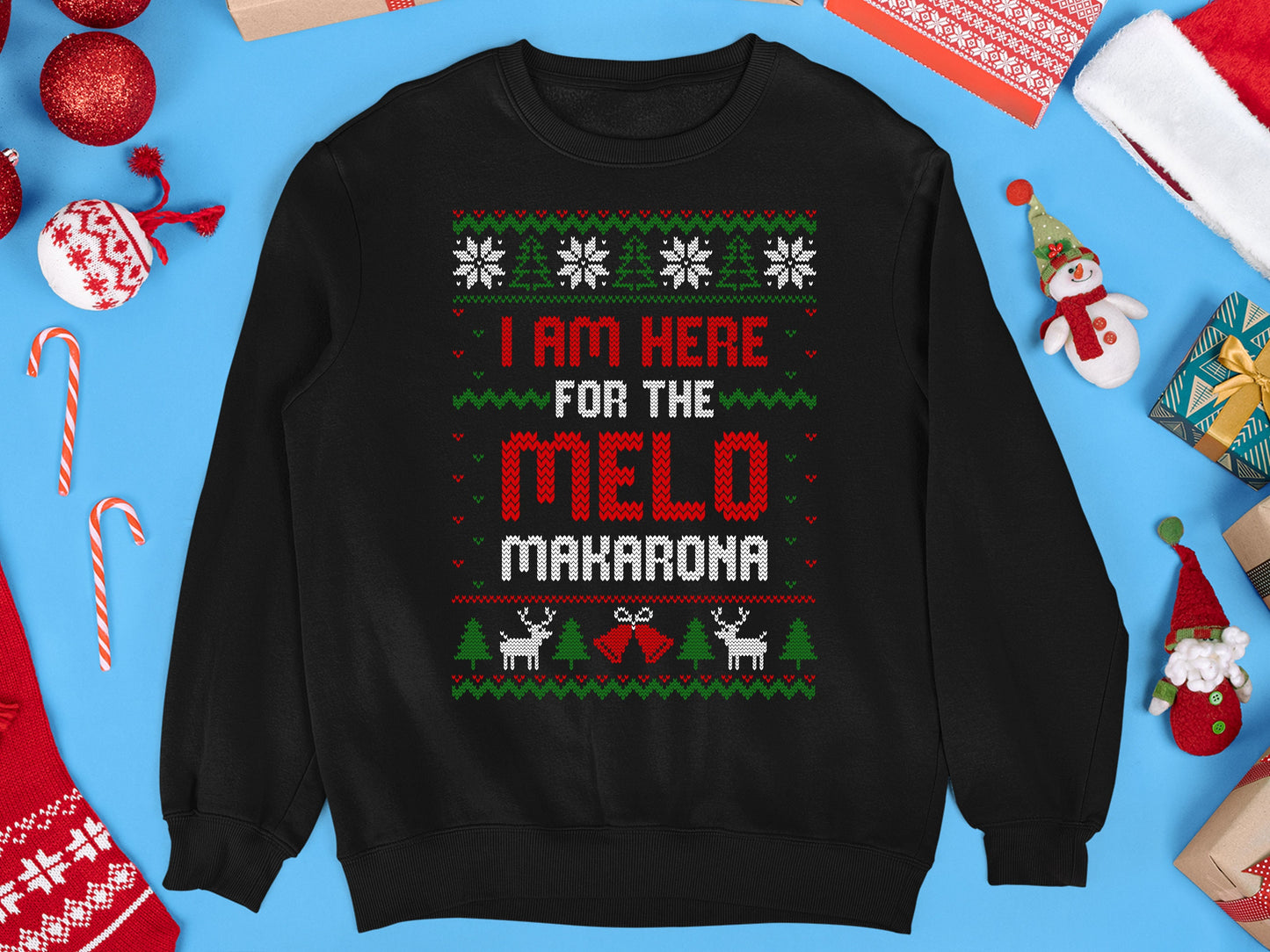 Greek Ugly Christmas Sweatshirt, Ugly Christmas Greek Melomakarona , Greek Ugly Sweatshirt, Greek Holiday Gift, Greek Christmas Gift