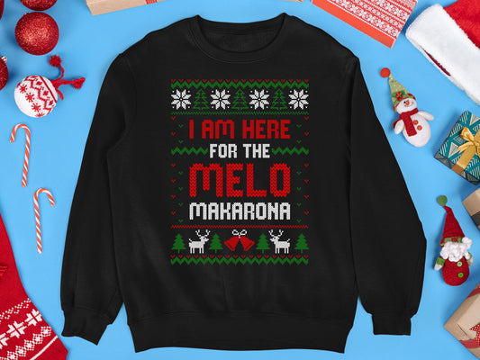 Greek Ugly Christmas Sweatshirt, Ugly Christmas Greek Melomakarona , Greek Ugly Sweatshirt, Greek Holiday Gift, Greek Christmas Gift