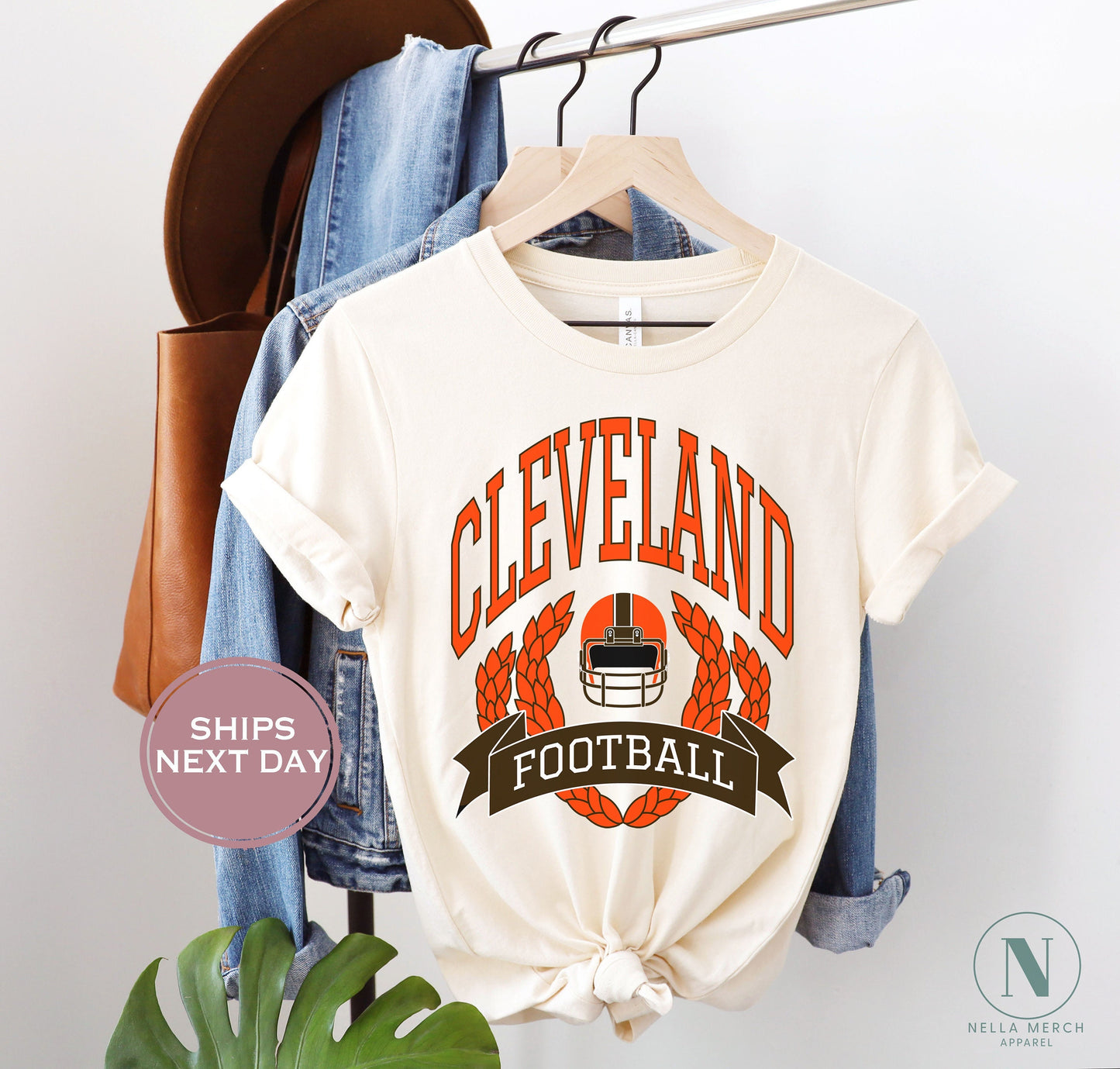 Cleveland Football Shirt, Retro Cleveland Football Shirt, Vintage Cleveland Women Shirt, Cleveland Toddler Shirt