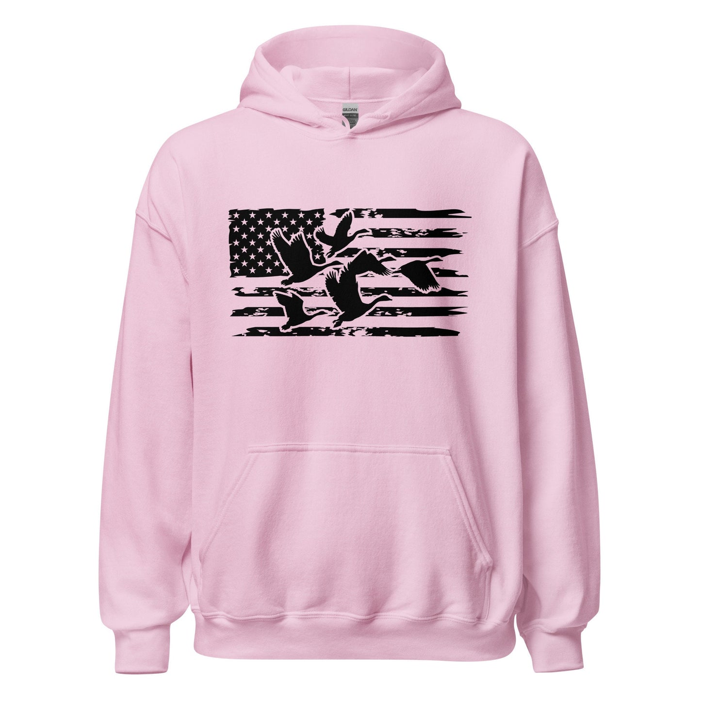 Duck hunting Hoodie, duck hunting gift, hunting gift for men, American flag hunting, goose hunting