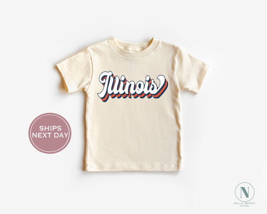 Retro Illinois Football Shirt, Vintage Illinois Football Shirt, Urbana-Champaign Women Shirt, College Football Shirt