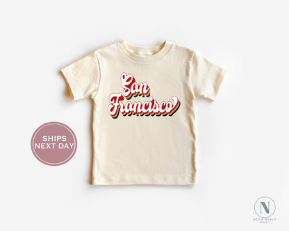 San Francisco Football Shirt, Vintage San Francisco Football Shirt, Retro San Francisco Women Shirt, San Francisco Football Toddler Shirt