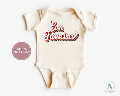 San Francisco Football Shirt, Vintage San Francisco Football Shirt, Retro San Francisco Women Shirt, San Francisco Football Toddler Shirt