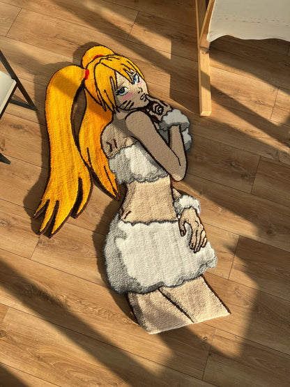 Anime rug tufted custom