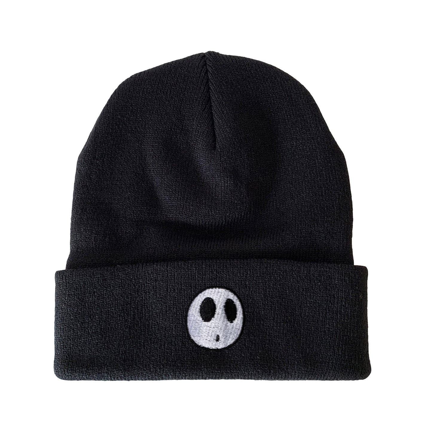 Shy Guy Face Embroidered Beanie Halloween Beanie Winter Beanie