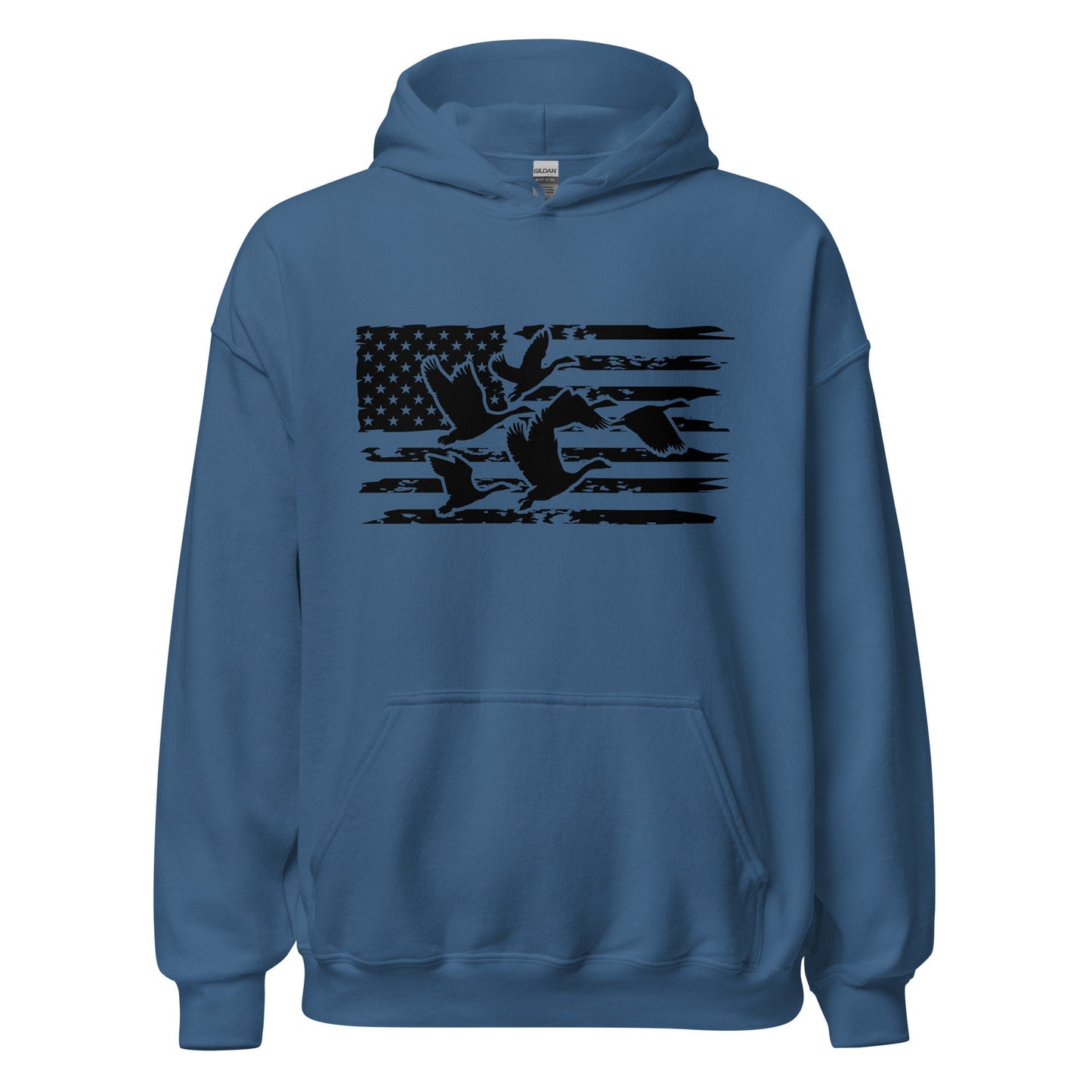 Duck hunting Hoodie, duck hunting gift, hunting gift for men, American flag hunting, goose hunting