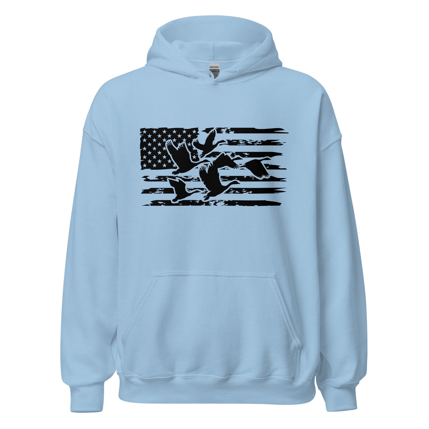 Duck hunting Hoodie, duck hunting gift, hunting gift for men, American flag hunting, goose hunting