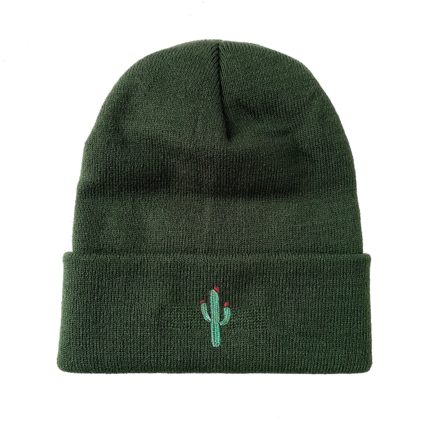 Cactus Embroidered Beanie Winter Hat