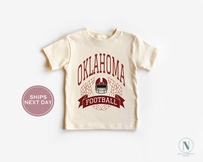 Retro Oklahoma Football Shirt, Vintage Oklahoma Football Tee, Tulsa Oklahoma T-Shirt, College Football Shirt