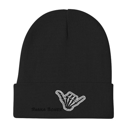 Shaka Bones Embroidered Beanie