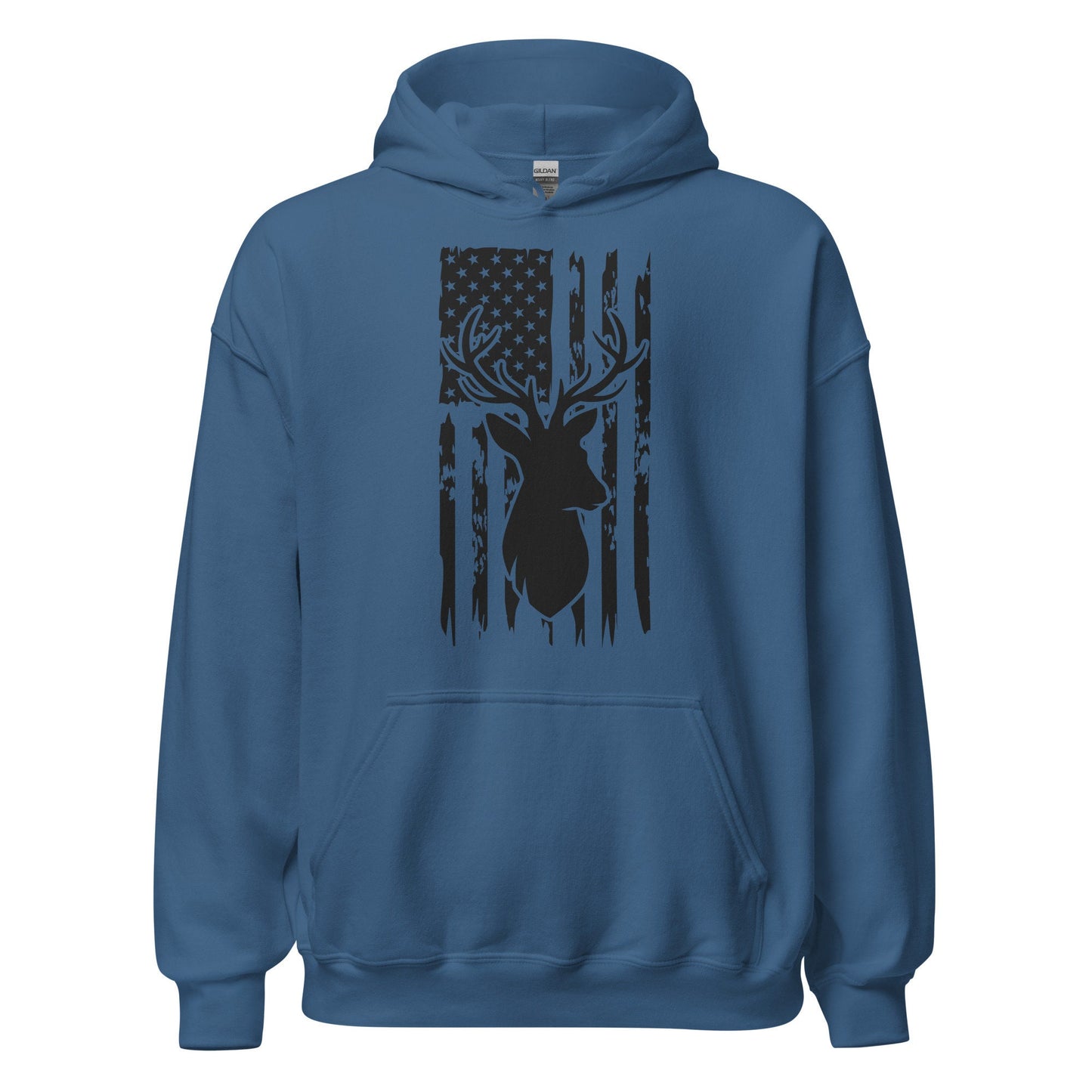 Deer American flag hoodie, hunting hoodie, deer hunting hoodie, buck hunting hoodie, hunting gifts for men