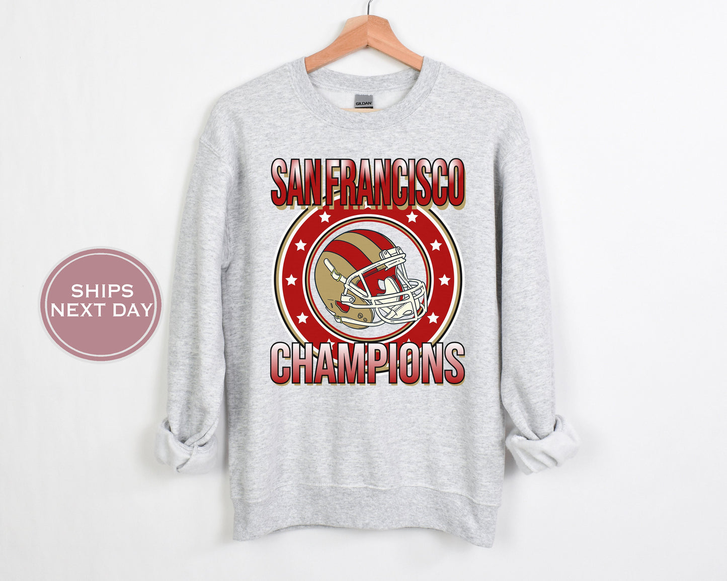 San Francisco Football Sweatshirt, Vintage San Francisco Crewneck, Retro San Francisco Sweatshirt, San Francisco Toddler Crewneck